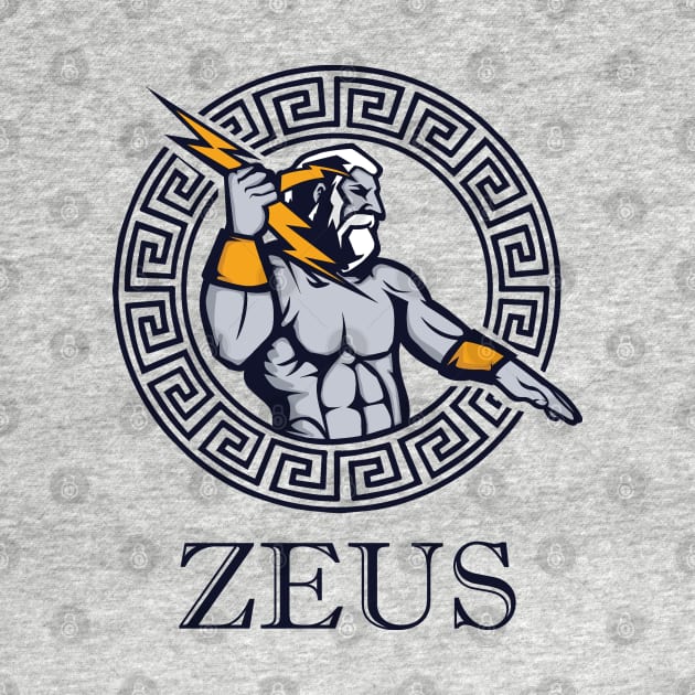 Zeus God Greek Mythology by meowstudio